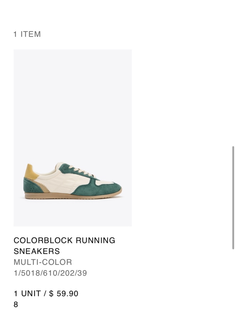 Zara Colorblock Sneakers - Picture 2 of 7